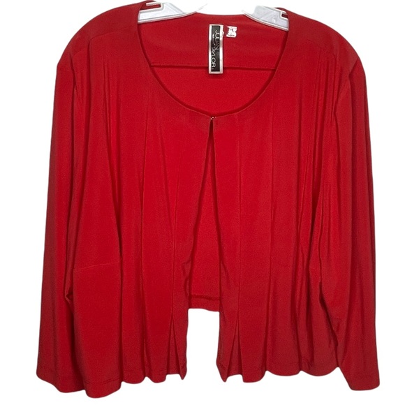 Julian Taylor Jacket Cover-Up Red